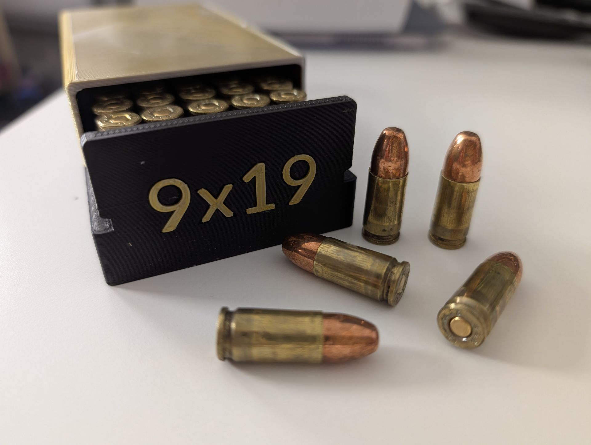 Cartouche 9x19 mm Para